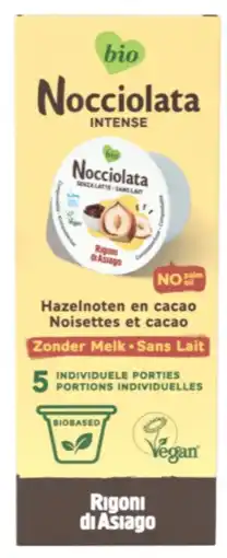 De Online Drogist Nocciolata Intense Hazelnoten en Cacao Spread aanbieding