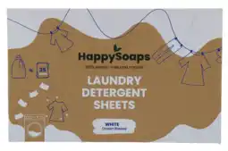 De Online Drogist HappySoaps Laundry Detergent Sheets White aanbieding