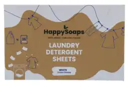 De Online Drogist HappySoaps Laundry Detergent Sheets White aanbieding