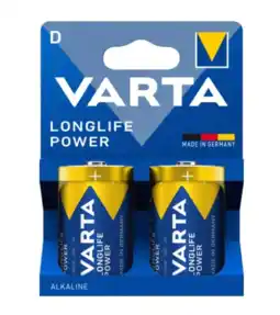De Online Drogist Varta Longlife Power D Batterijen aanbieding