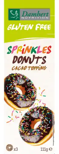 De Online Drogist Damhert Glutenvrije Sprinkles Donuts aanbieding