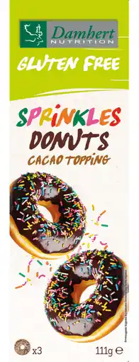 De Online Drogist Damhert Glutenvrije Sprinkles Donuts aanbieding