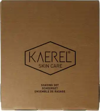 De Online Drogist Kaerel Skin Care Scheerset aanbieding
