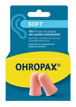 De Online Drogist Ohropax Oordopjes Soft aanbieding