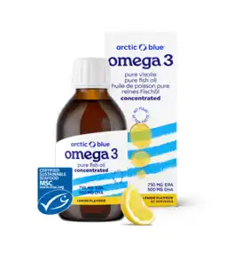 De Online Drogist Arctic Blue Omega-3 Visolie Citroensmaak aanbieding