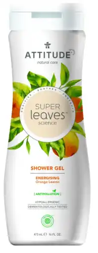 De Online Drogist Attitude Super Leaves Energising Shower Gel aanbieding