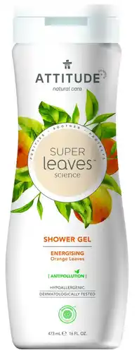 De Online Drogist Attitude Super Leaves Energising Shower Gel aanbieding