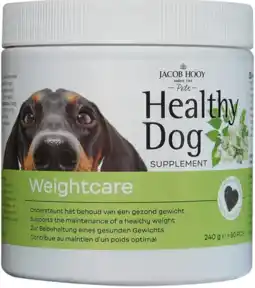 De Online Drogist Jacob Hooy Pets Healthy Dog weightcare aanbieding