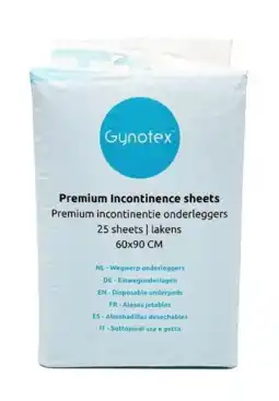 De Online Drogist Gynotex Incontinentie Onderleggers 60x90 aanbieding