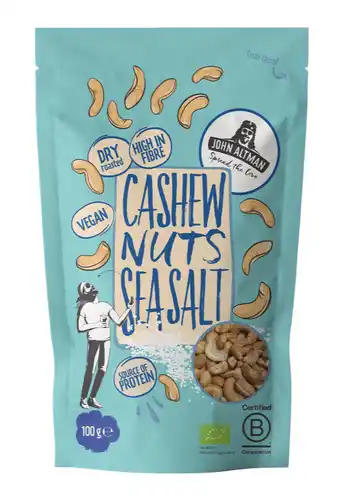 De Online Drogist John Altman Cashew Nuts Seasalt Bio aanbieding