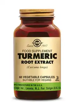 De Online Drogist Solgar Turmeric (Kurkuma) Root Extract Capsules aanbieding