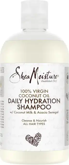 De Online Drogist Shea Moisture 100% Virgin Coconut Oil Daily Hydration Shampoo aanbieding