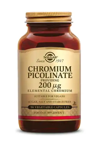 De Online Drogist Solgar Chromium (Chroom) Picolinate 200 mcg Capsules aanbieding