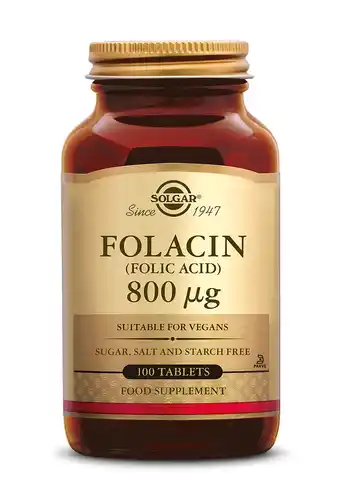 De Online Drogist Solgar Folacin (Foliumzuur) 800 mcg Tabletten aanbieding