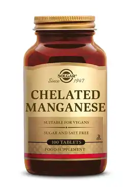 De Online Drogist Solgar Chelated Manganese (Mangaan) Tabletten aanbieding