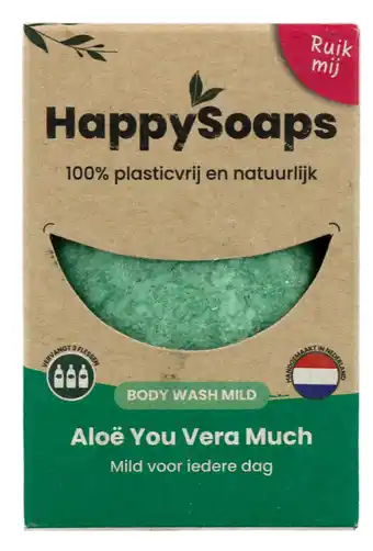 De Online Drogist HappySoaps Aloë Vera Body Wash Mild aanbieding