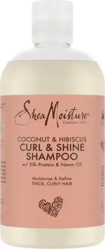 De Online Drogist Shea Moisture Coconut & Hibiscus Curl & Shine Shampoo aanbieding