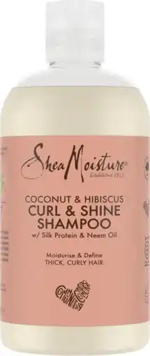 De Online Drogist Shea Moisture Coconut & Hibiscus Curl & Shine Shampoo aanbieding