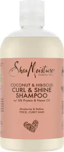 De Online Drogist Shea Moisture Coconut & Hibiscus Curl & Shine Shampoo aanbieding
