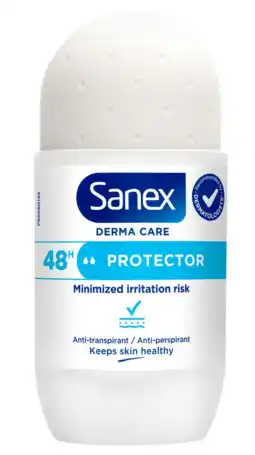 De Online Drogist Sanex Deoroller Derma Care Protector 48H Anti-perspirant aanbieding