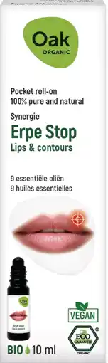 De Online Drogist Oak Organic Pocket roll-on Erpe Stop Lips & Contours aanbieding