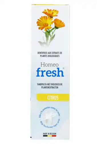 De Online Drogist Homeofresh Tandpasta Citrus aanbieding