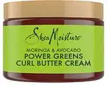 De Online Drogist Shea Moisture Moringa & Avocado Power Greens Curl Butter Cream aanbieding