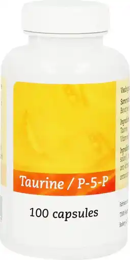 De Online Drogist Depyrrol Taurine / P-5-P Capsules aanbieding
