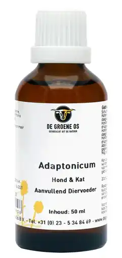De Online Drogist De Groene Os Adoptonicum Hond & Kat Druppels aanbieding