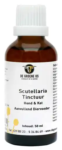De Online Drogist De Groene Os Scutellaria Tinctuur Hond & Kat aanbieding