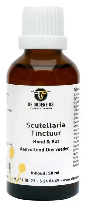 De Online Drogist De Groene Os Scutellaria Tinctuur Hond & Kat aanbieding