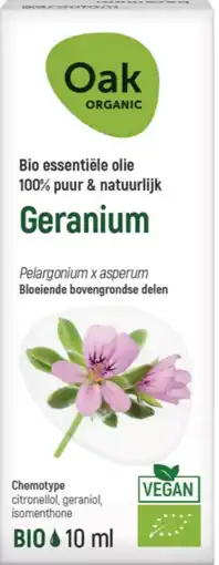 De Online Drogist Oak Organic Geranium Olie aanbieding