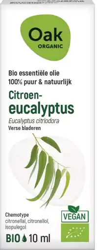 De Online Drogist Oak Organic Citroen Eucalyptus Olie aanbieding