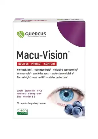 De Online Drogist Quercus Macu-Vision Capsules aanbieding