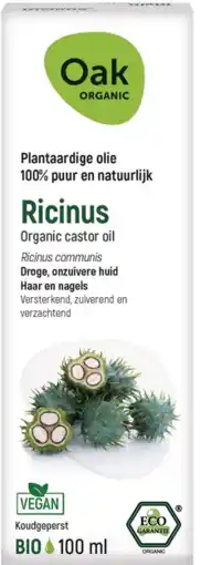 De Online Drogist Oak Organic Ricinus Olie aanbieding