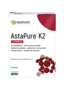 De Online Drogist Quercus AstaPure K2 Capsules aanbieding