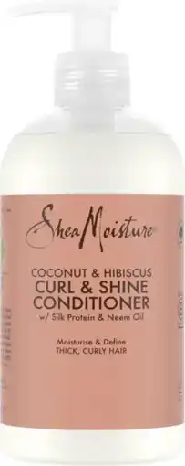 De Online Drogist Shea Moisture Coconut & Hibiscus Curl & Shine Conditioner aanbieding