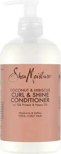 De Online Drogist Shea Moisture Coconut & Hibiscus Curl & Shine Conditioner aanbieding