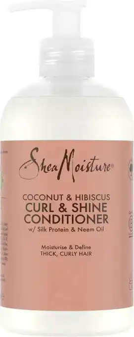 De Online Drogist Shea Moisture Coconut & Hibiscus Curl & Shine Conditioner aanbieding