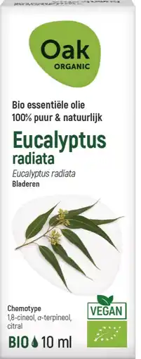 De Online Drogist Oak Organic Eucalyptus Radiata Olie aanbieding