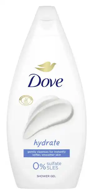 De Online Drogist Dove Hydrate Shower Gel aanbieding