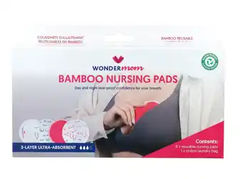 De Online Drogist Wondermom Zoogkompres Bamboo aanbieding