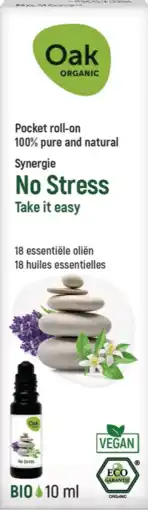 De Online Drogist Oak Organic Pocket Roll-on No Stress aanbieding