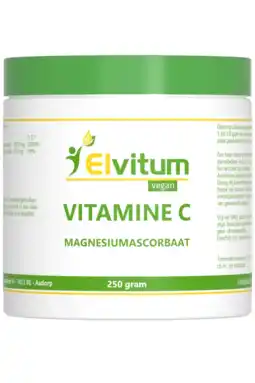 De Online Drogist Elvitum Vitamine C Magnesiumascorbaat Poeder aanbieding