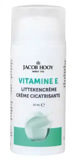 De Online Drogist Jacob Hooy Vitamine E Littekencrème aanbieding