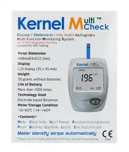 De Online Drogist MultiCheck Plus Glucose, Cholesterol & HB meter aanbieding