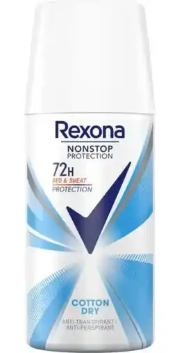 De Online Drogist Rexona Cotton Dry Anti-Transpirant Spray aanbieding