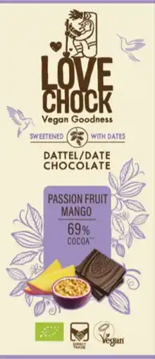 De Online Drogist Lovechock Date Chocolate Passion Mango aanbieding