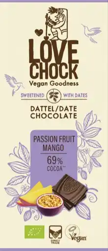 De Online Drogist Lovechock Date Chocolate Passion Mango aanbieding