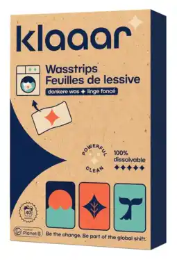 De Online Drogist Klaaar Wasstrips Donkere Was aanbieding